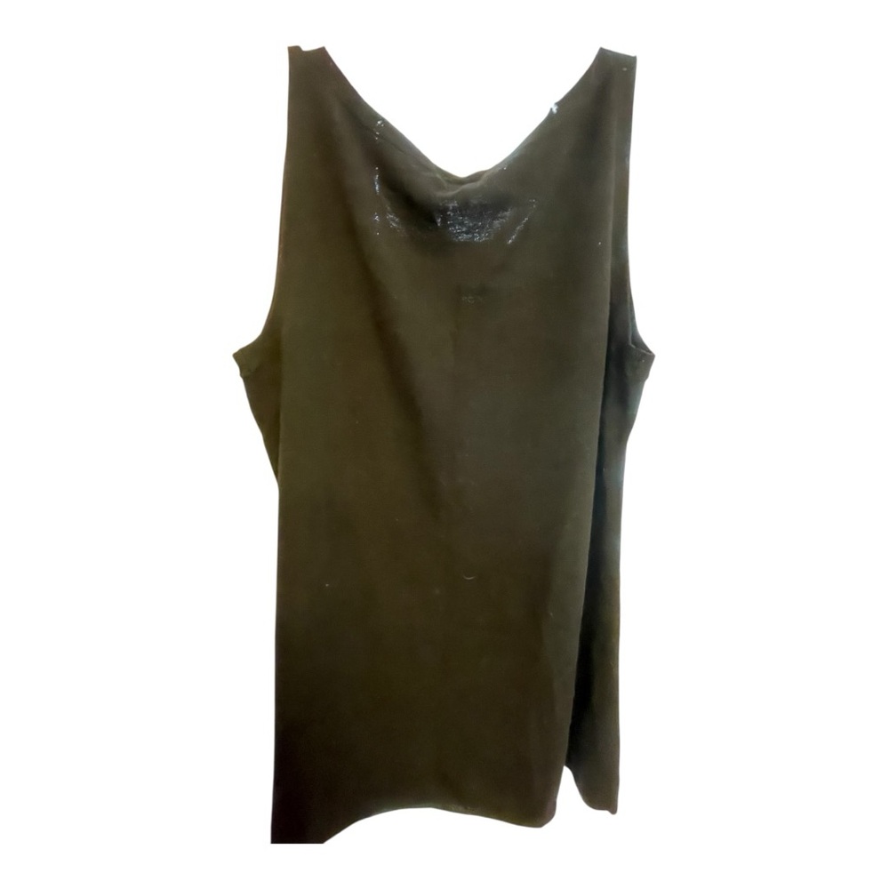 Eileen Fisher Black Sequin Sleeveless Tank Top - Picture 2 of 7